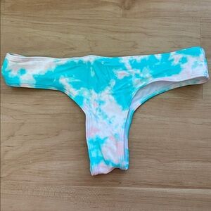 Hollister Tie Dye Thong Bikini Bottoms XS